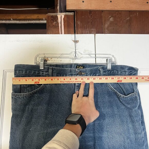 Lee Straight Leg Carpenter Men's Jeans Blue 42 x 34 Work - Picture 5 of 13